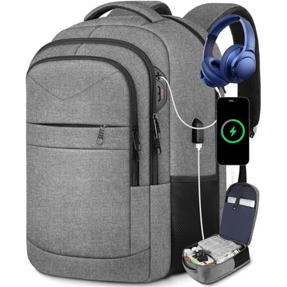 Extra Large Laptop Backpack,Travel Backpack,17 Inch Carry on Backpack,Anti-Theft - Picture 1 of 7